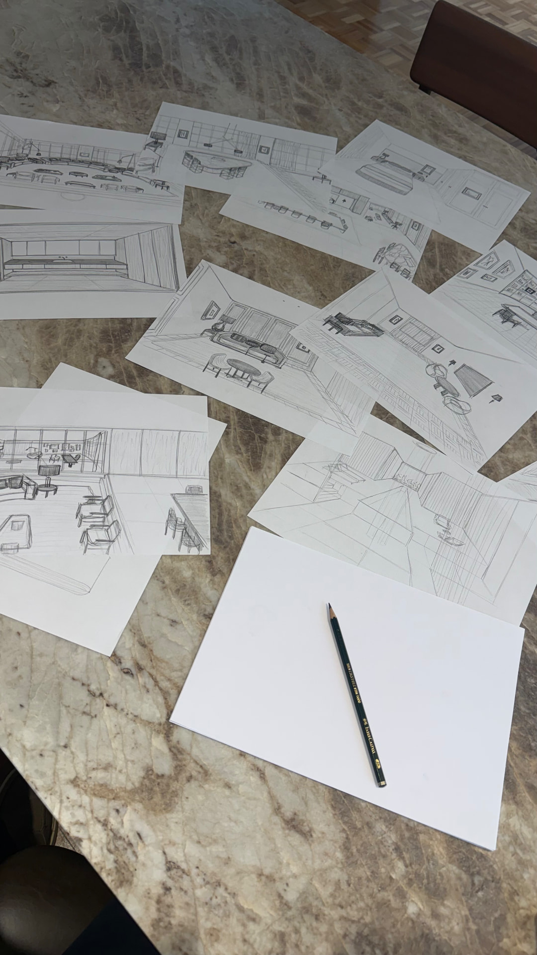 Primeiros croquis